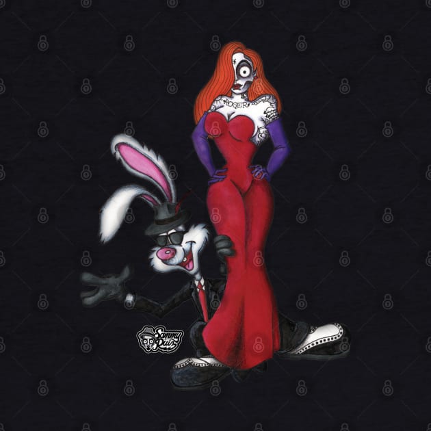 Jessica and Roger Rabbit by The Art of Sammy Ruiz